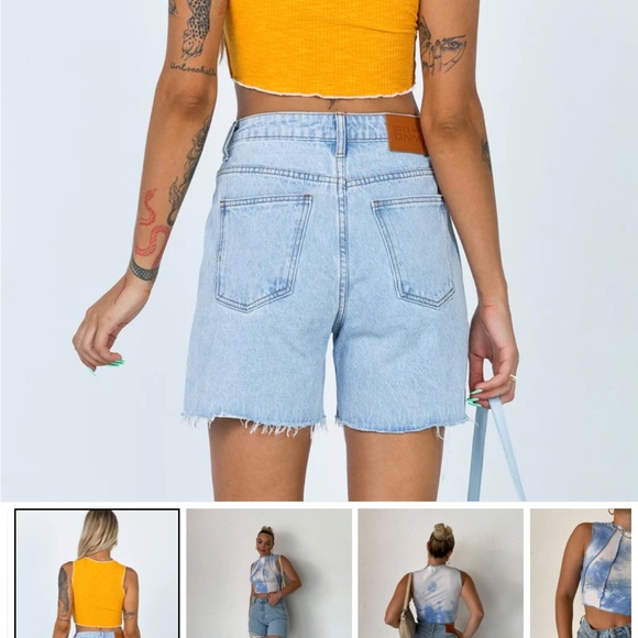 Princess Polly Jean shorts - Picture 2 of 5